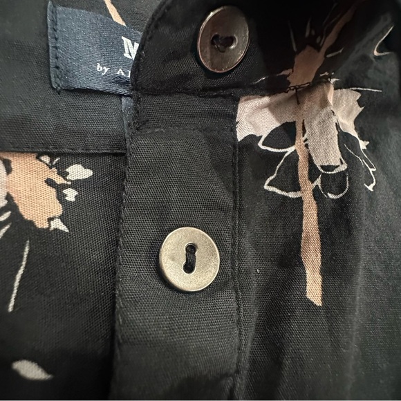 Maeve Button-Front floral Asymmetrical Dress - Picture 13 of 13